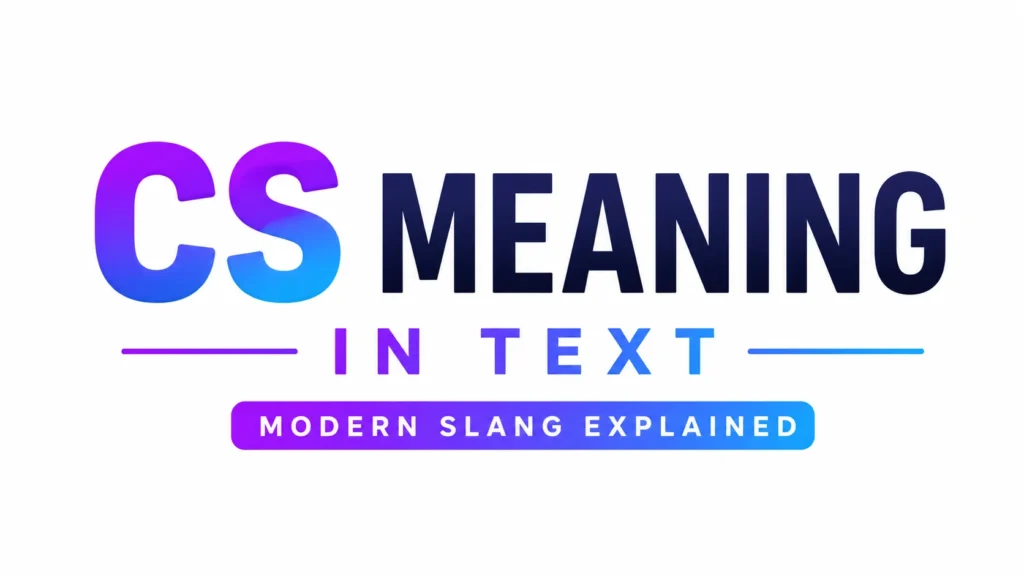 CS Meaning in Text:Means and How People Use It Online