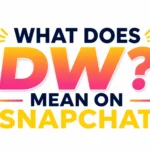 What Does DW Mean Snapchat? Modern Social Media Guide