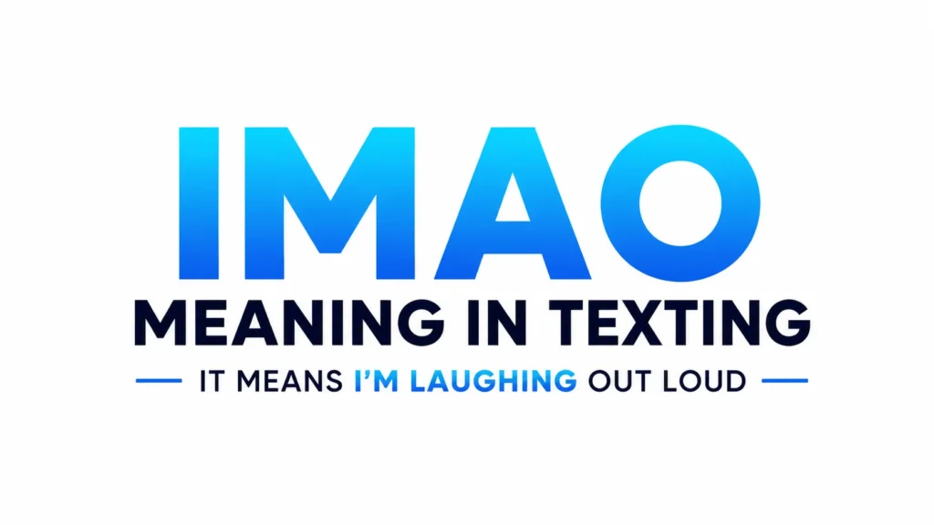 What Does IMAO Mean in Texting?How People Really Use It