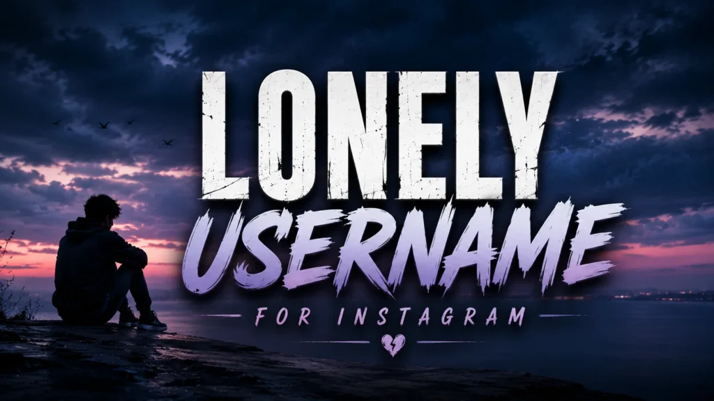 lonely-username-for-instagram