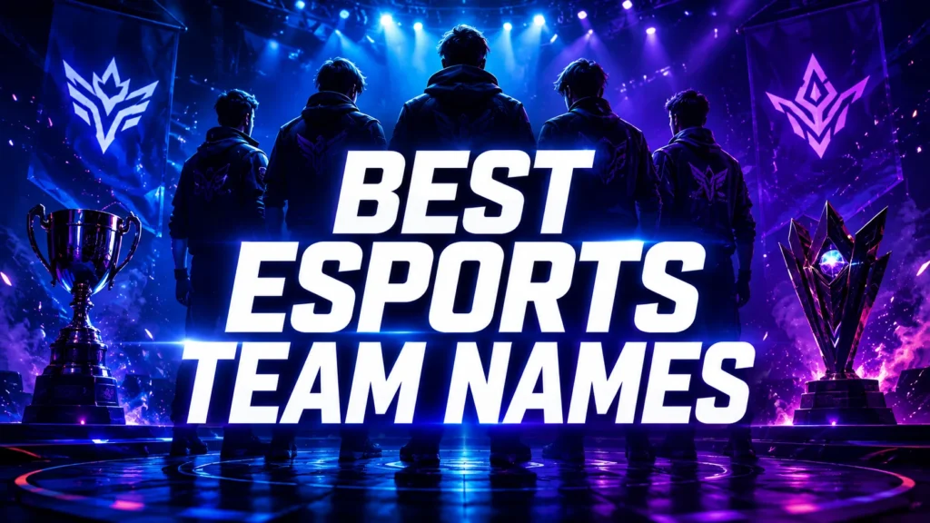 250+ Best Names for Esports Team (Cool, Pro & Unique)