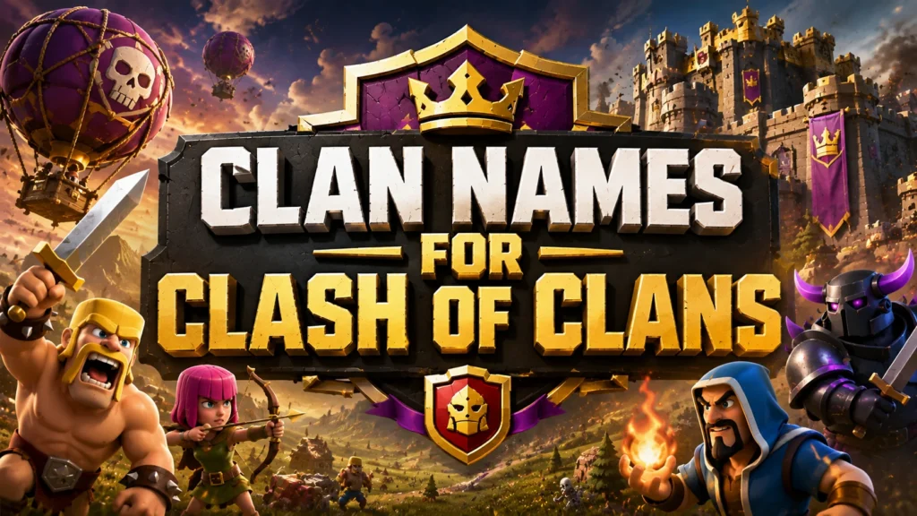 300+ Clan Names for Clash of Clans (Cool & Unique)