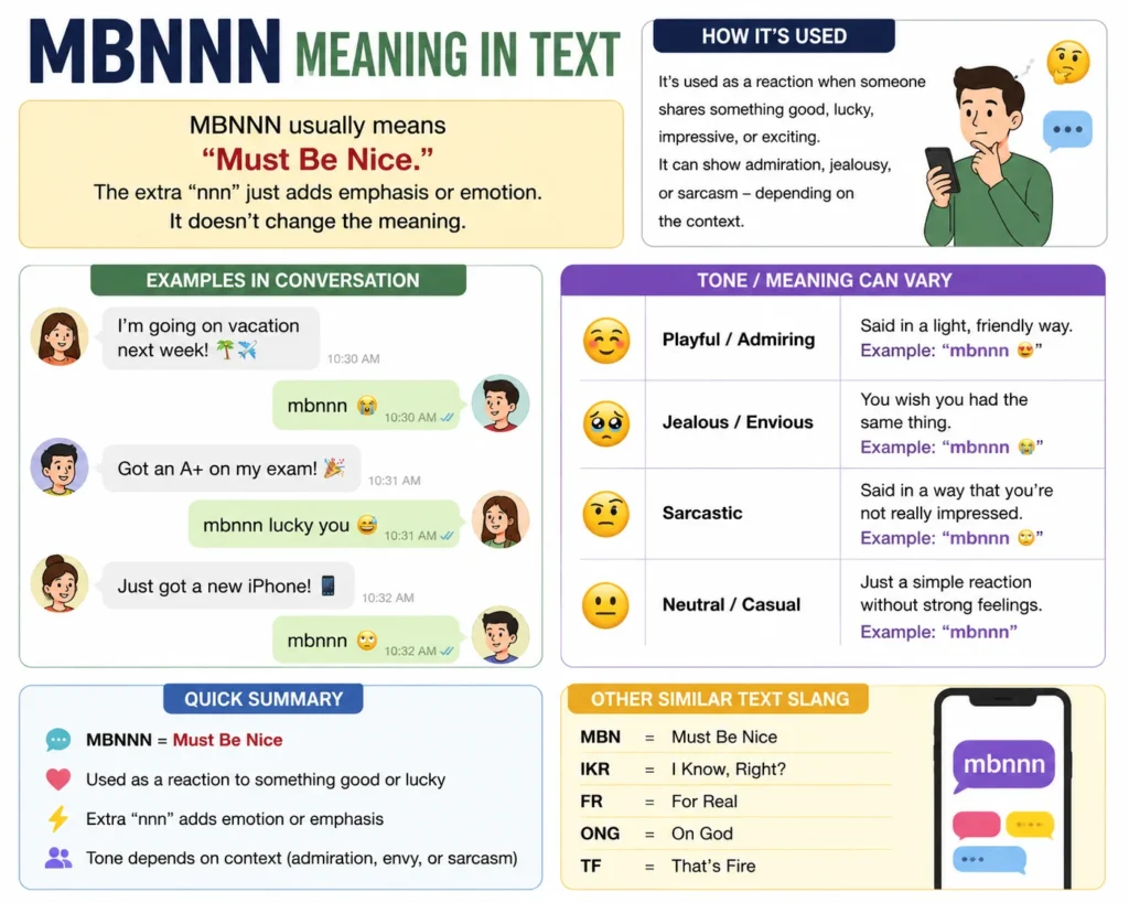 MBNNN Meaning in Text: Meaning, Examples & Replies