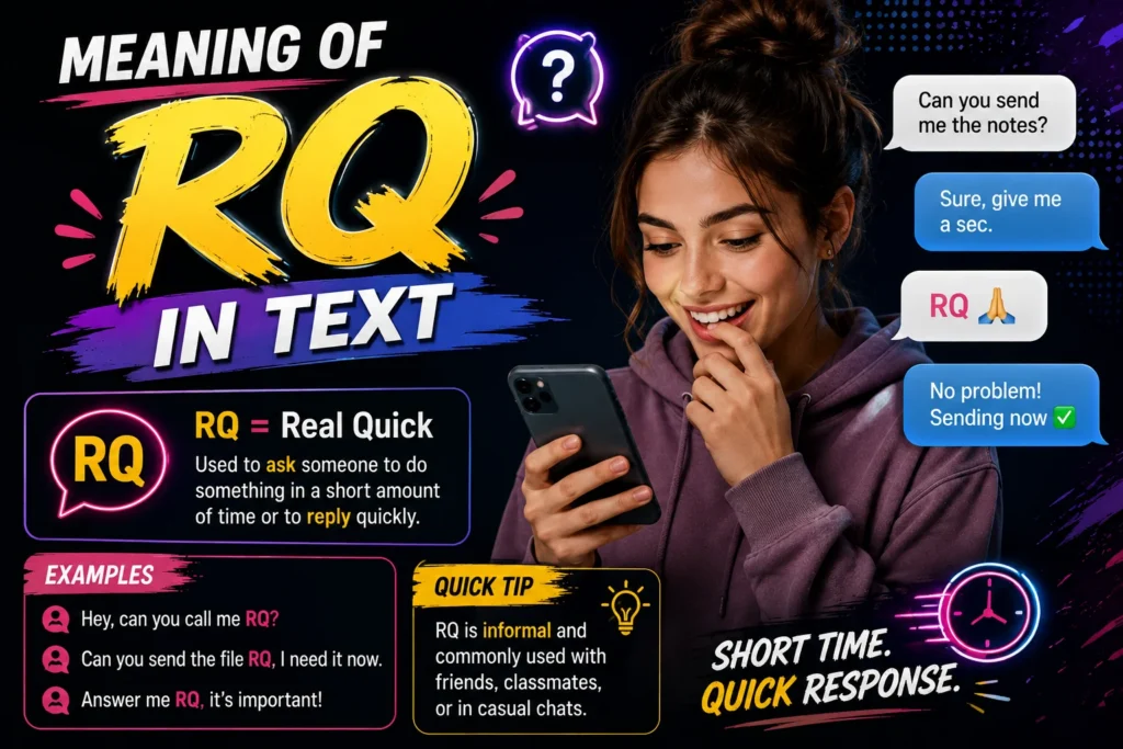 Meaning of RQ in Text: What Does RQ Mean in Slang?