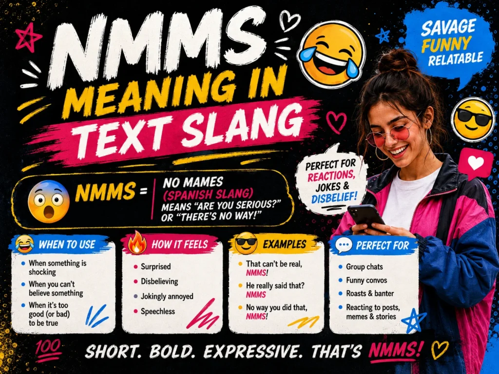 NMMS Meaning in Text Slang: Definition, Uses & Examples