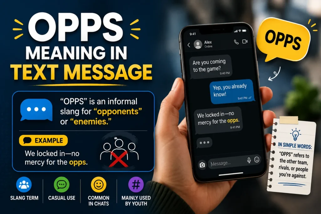 Opps Meaning in Text Message: Slang, TikTok & Chat Meaning
