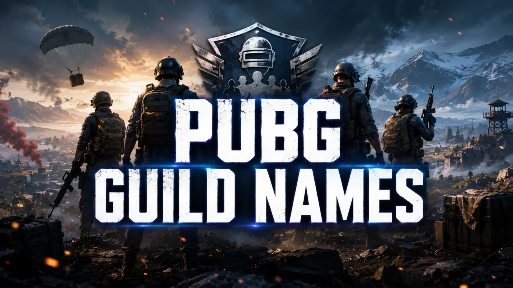 PUBG Guild Names (250+ Cool, Stylish & Unique Guild Name Ideas)