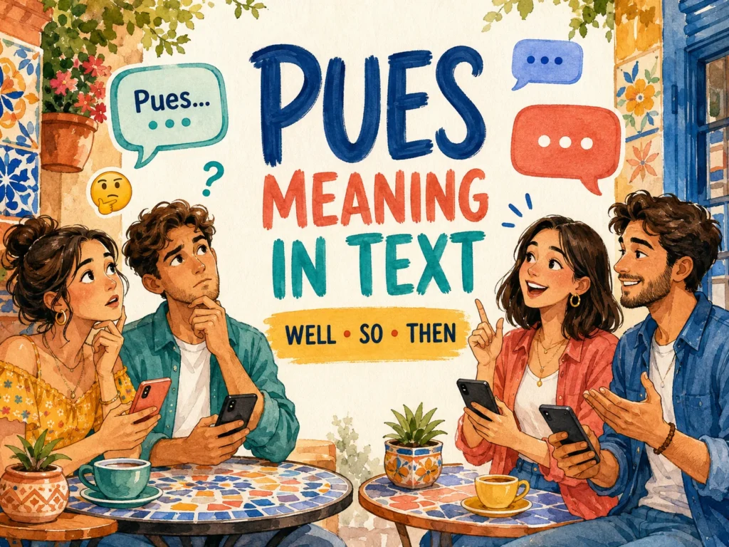 Pues Meaning in Text: Spanish Uses and Replies