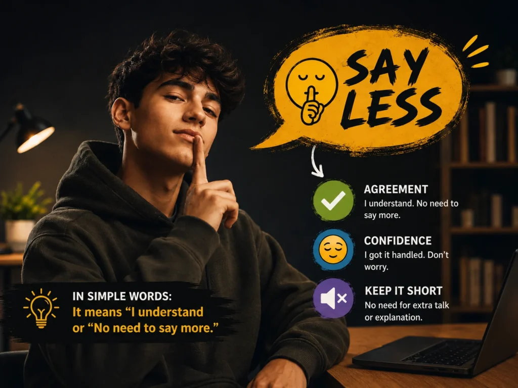Say Less Meaning in Text: Slang Definition & Examples