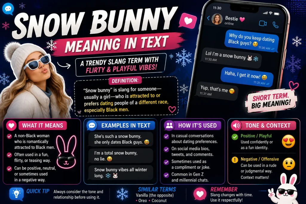 Snow Bunny Meaning in Text: What It Really Means in Chat & Social Media