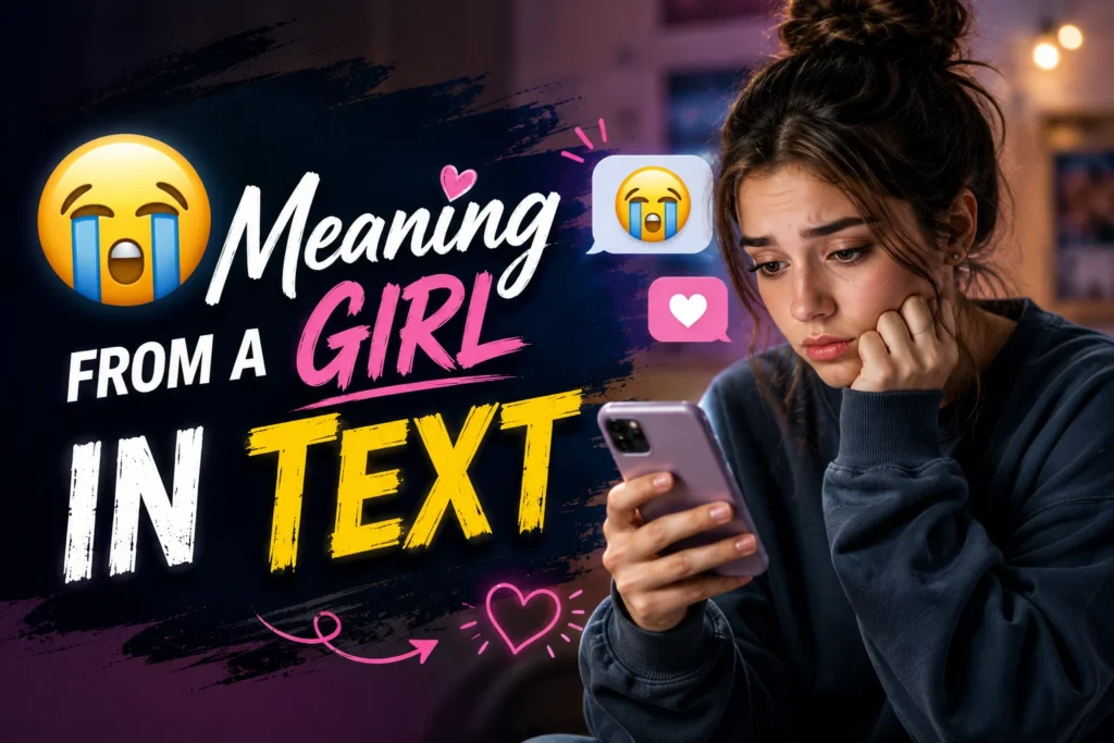 😭 Meaning From a Girl in Text: What Does It Mean?