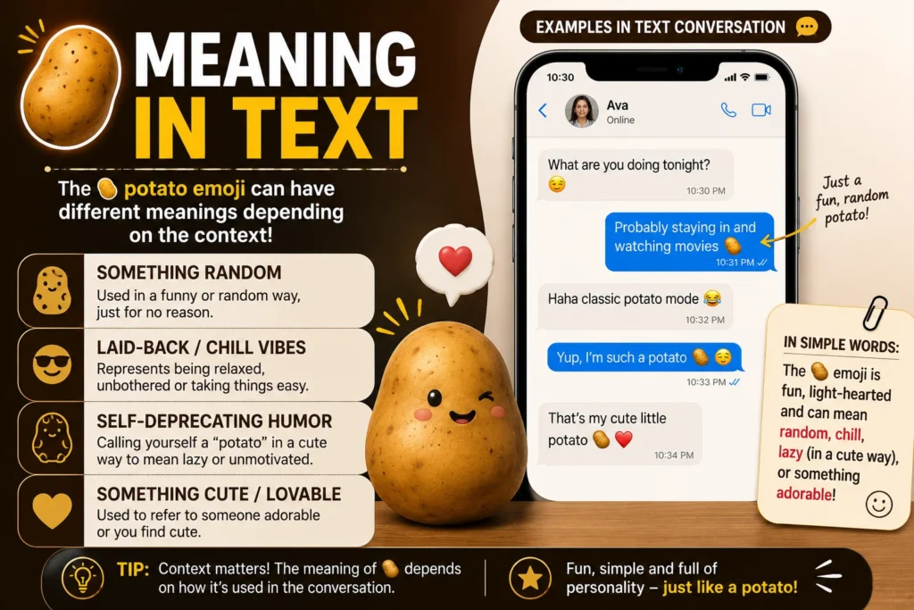 🥔 Meaning in Text: Slang, Emoji & Chat Meaning
