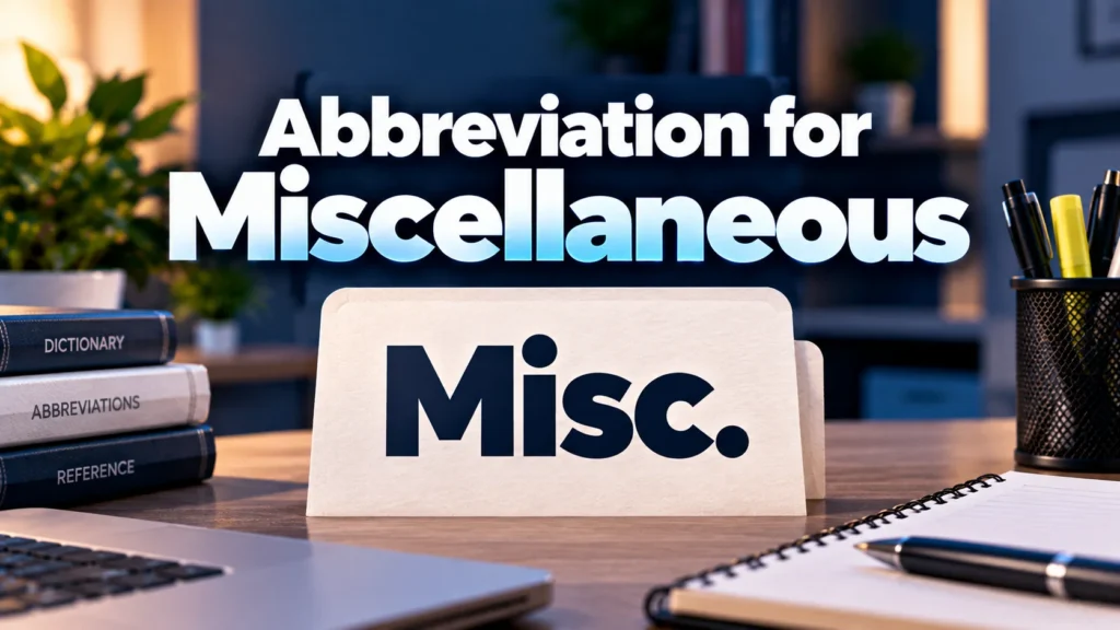abbreviation-for-miscellaneous