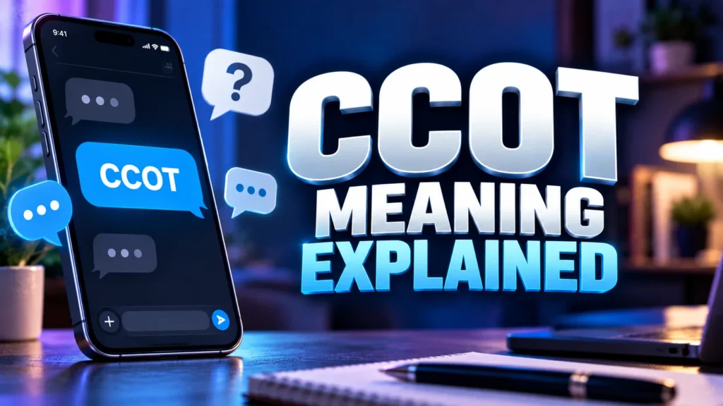 CCOT Meaning: What Does CCOT Mean in Text?
