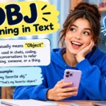 OBJ Meaning in Text: What Does OBJ Mean?