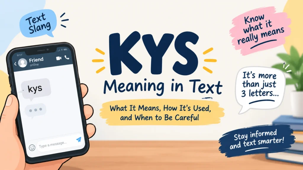 KYS Meaning in Text: What Does KYS Stand For?